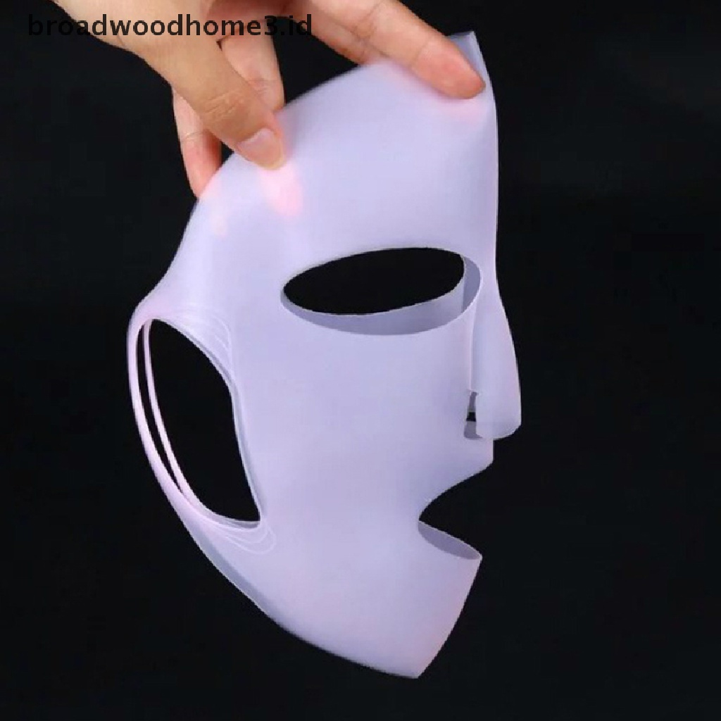 Masker Wajah Bentuk V Bahan Silikon Anti Kerut Reusable