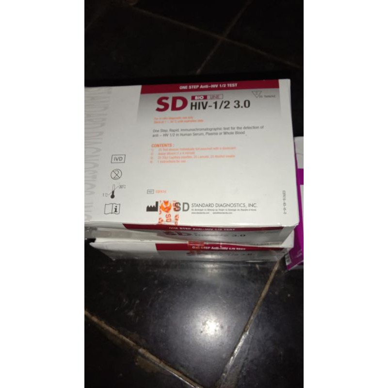 ALAT TEST HIV MERK SD ISI 25 LANCET