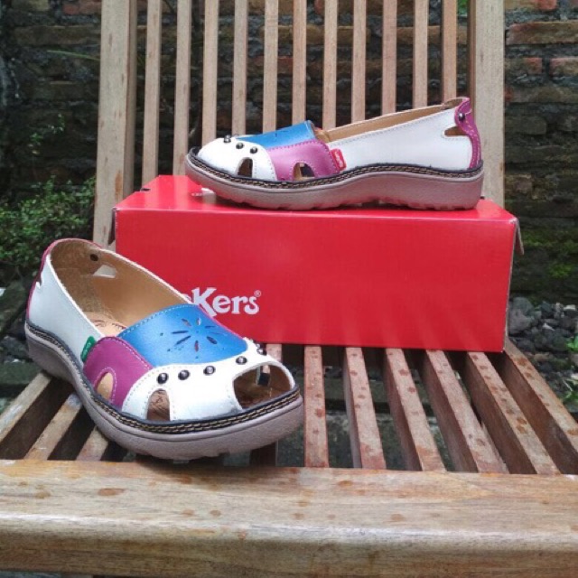 Sepatu Casual Kickers Original Leather Colorfull