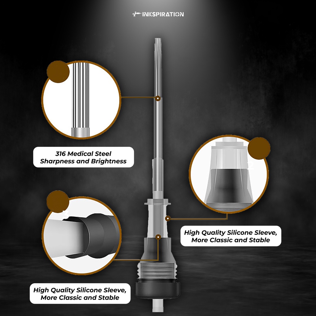 PREMIUM JARUM CARTRIDGE TATTOO NEEDLE M1 /RL / RS / RM / PER 5 PCS