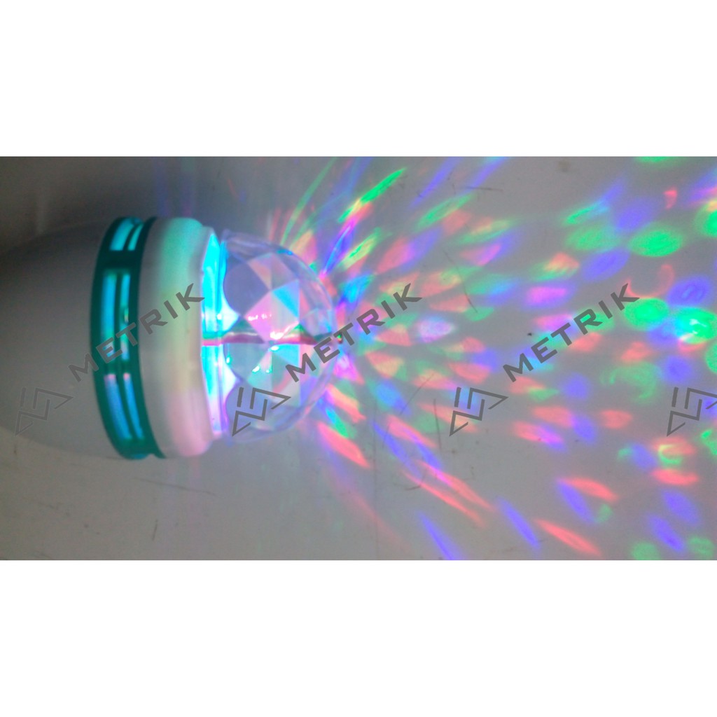 LAMPU DISCO/ LAMPU HIAS PUTAR/ LED PUTAR BULAT/ LAMPU PARTY