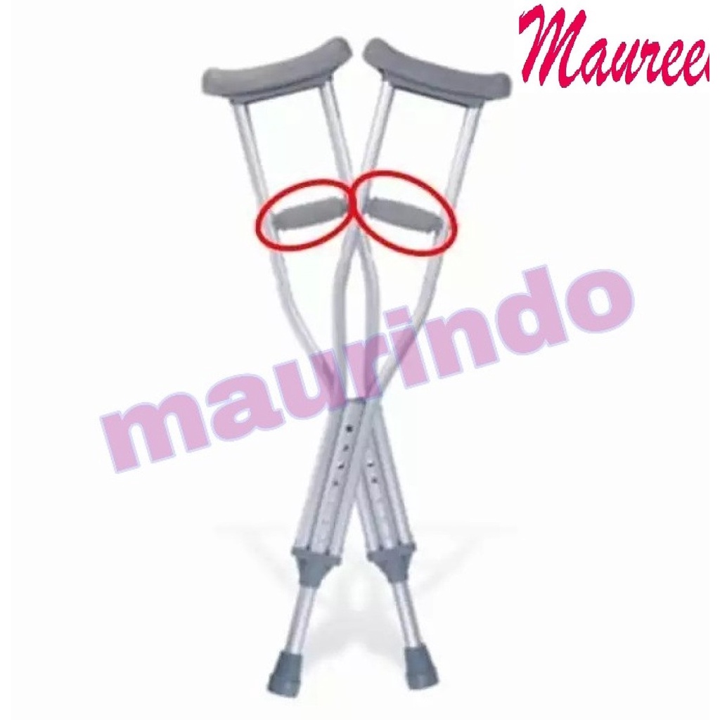 [✅COD] Karet Ketiak Tongkat Ketiak Kruk / Karet Bawah tongkat Ketiak Original