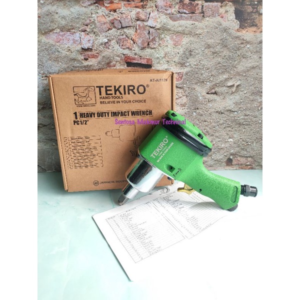 TEKIRO 1/2&quot; Air Impact Wrench Bor Pembuka Baut Roda Angin 1/2 Inchi