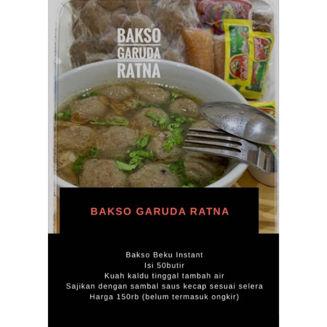 

Bakso beku bakso garuda ratna