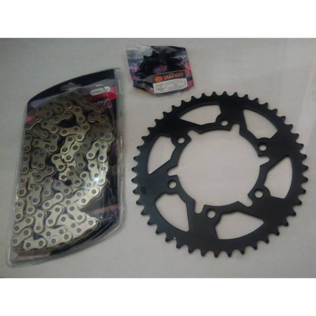 Girset Ninja 250cc Rantai 520