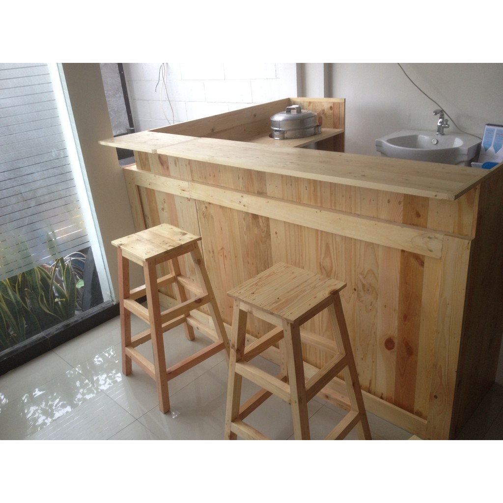  Meja  Bar Minibar Xcelso untuk  Rumah Cafe Resto dari  Kayu  