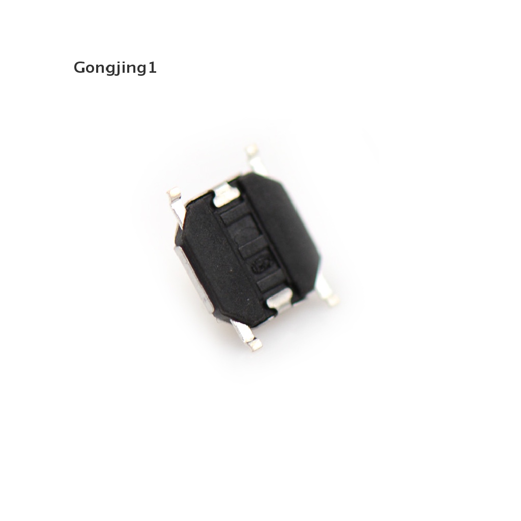 Gongjing1 20pcs Saklar Tombol Tekan Micro 4x4 X 3mm Bahan Tembaga Anti Air