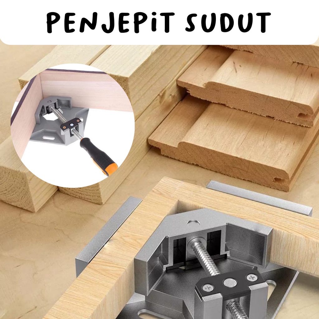 corner clamp Single Swing Jaw Corner Clamp // Penjepit Sudut