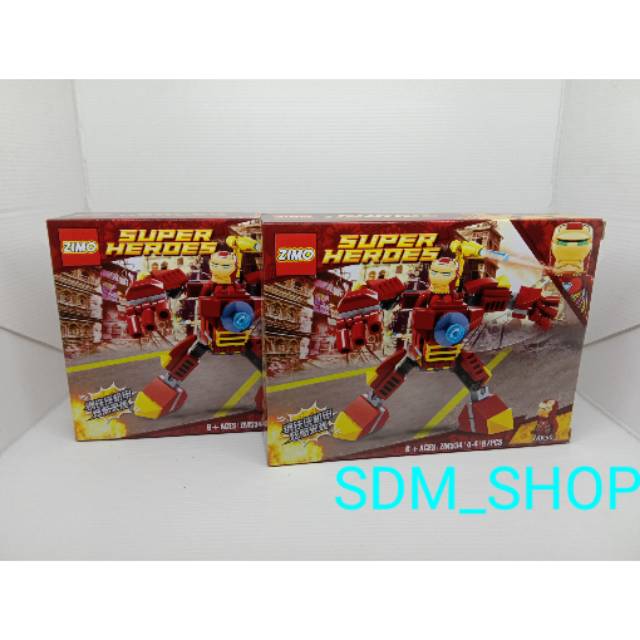 lego IRONMAN merek ZIMO