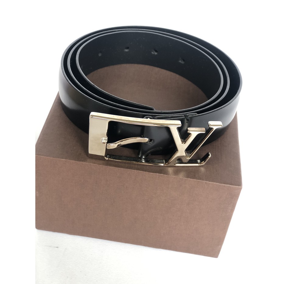 Dijual Louis Vuitton Belt Men black Leather Berkualitas