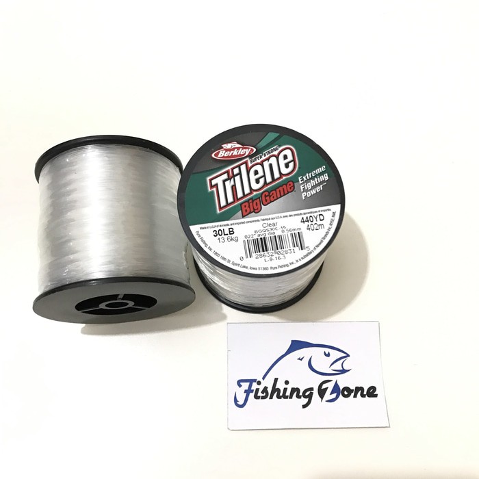 Berkley TRILENE BIG GAME Quarter Spool (Clear) - 30Lb/13.6kg/0.55mm