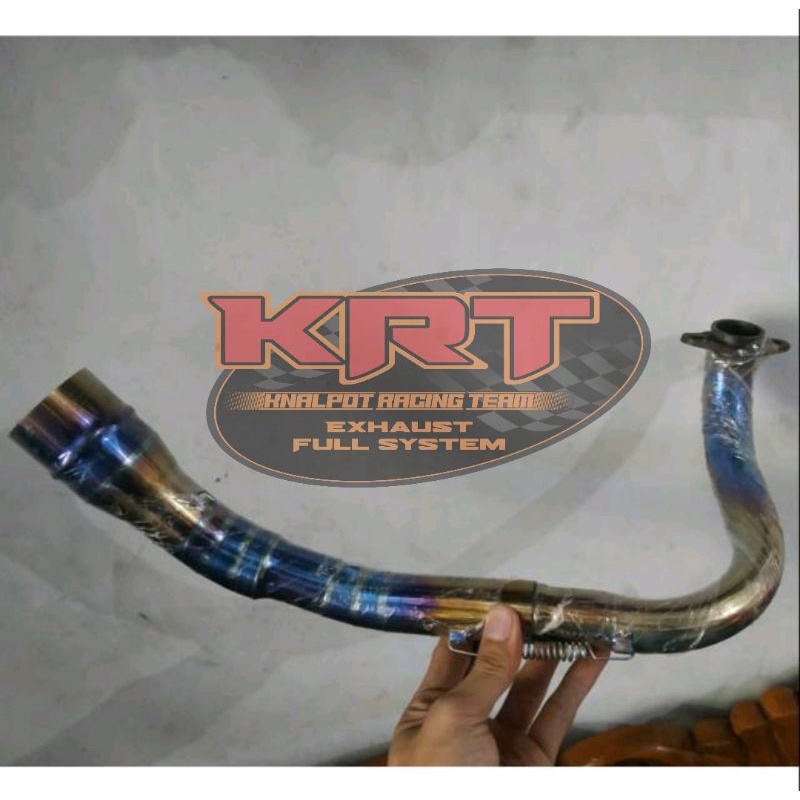 Leher bluemon dan ful blue 38mm 50mm knalpot Racing Vario beat mio nmax aerox pcx xeon injek karbu x