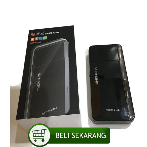 Shengfa Rechargeable Super Slim Stylish Shaver RSCW-2108 - Pencukur Kumis Jenggot Praktis