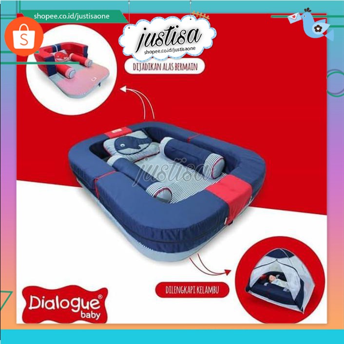 Promo !! SALE!!! Kasur bayi dialogue baby - kasur bayi kelambu+ sofa baby dgk 9110