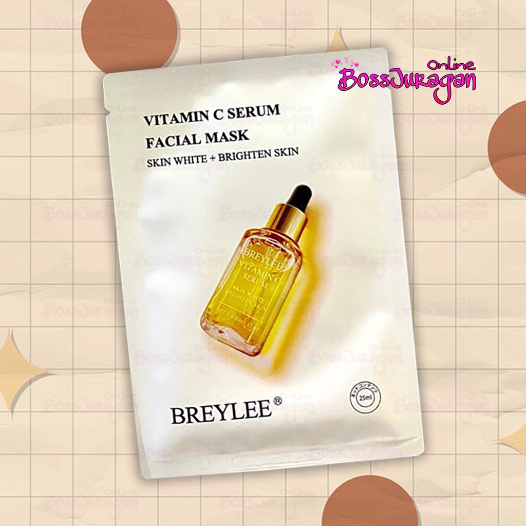 (BOSS) BREYLEE Face Mask (Sheet Mask) | BREYLEE Masker Wajah / BREYLEE Facial Mask