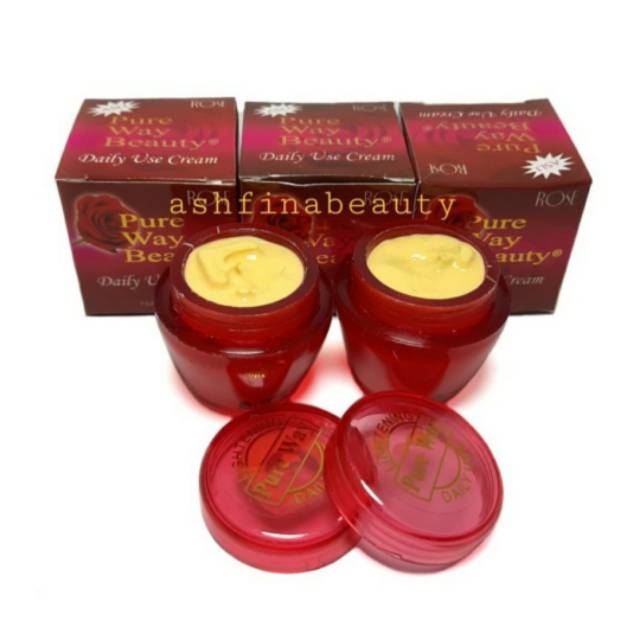 CREAM ROSE PURE WAY BEAUTY LIGHTENING BPOM