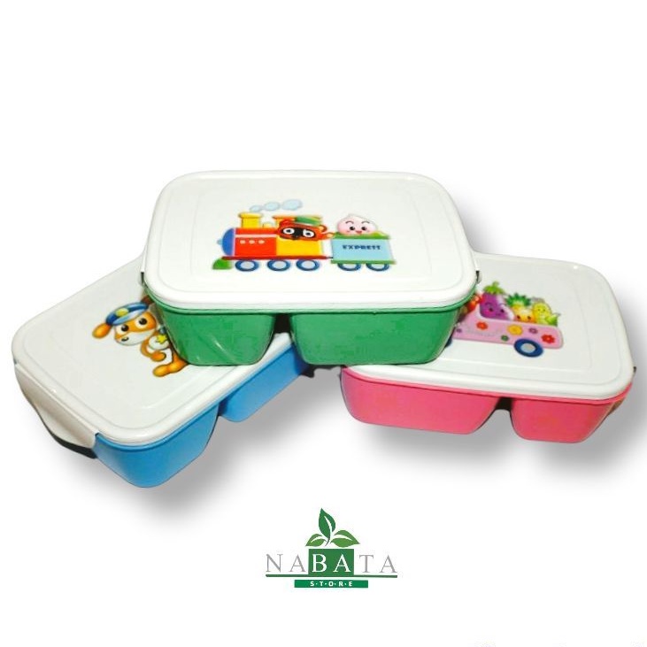 Kotak Makan Anak NUAI / Kotak Bekal Makan / Tepak Makan / Tepak Nasi / Kota Makan Anak Lucu