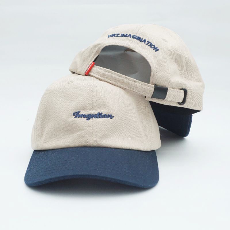 Omidoki Topi Polocaps Cream Navy Imgnt