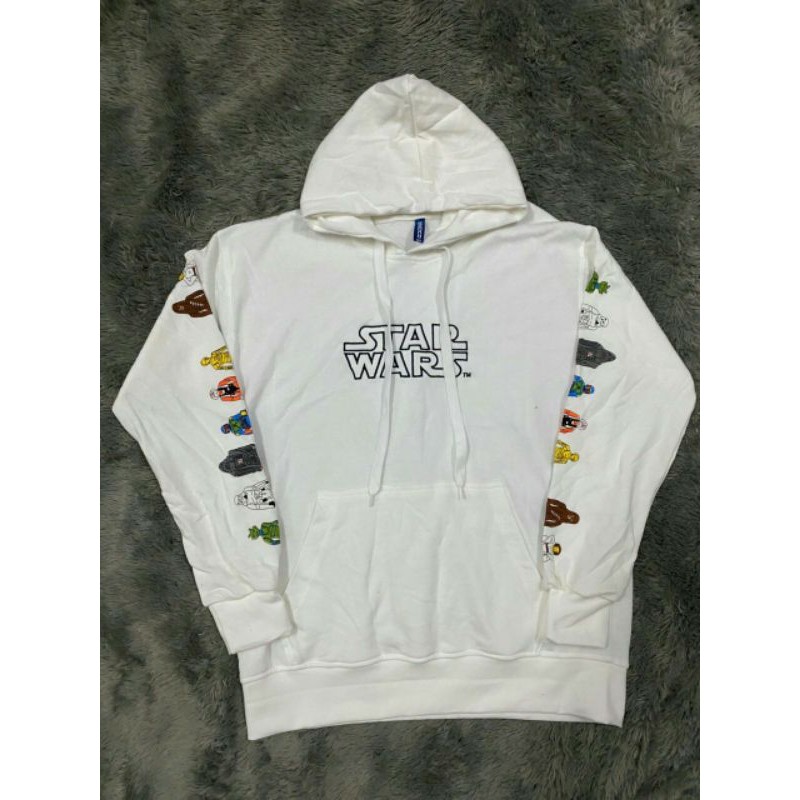 Hoodie HnM Star Wars White