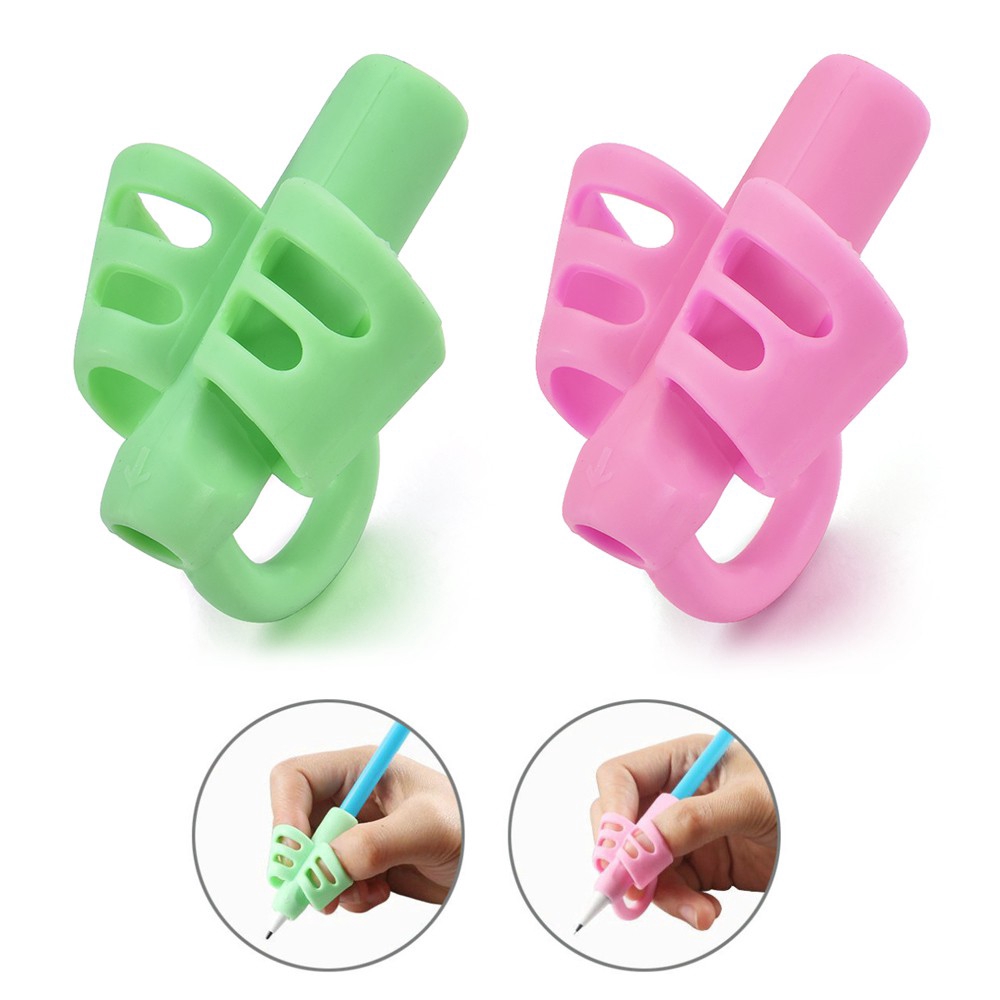 【COD Tangding】Children 3-finger Pen Grip Holder Pencil Writing Posture Correction Tool