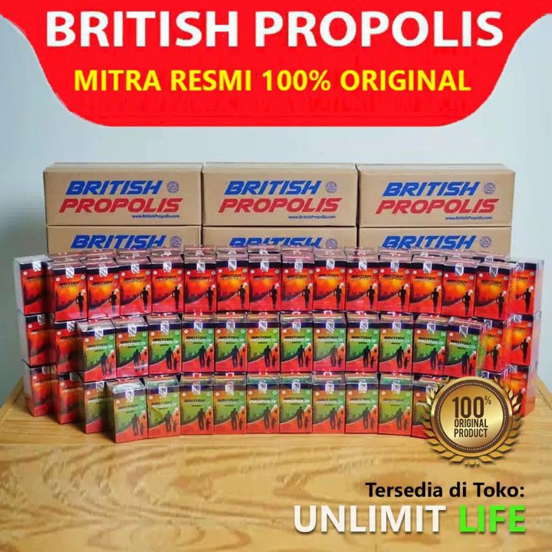 

BRITISH PROPOLIS 100% ASLI BY IPPHO SANTOSO