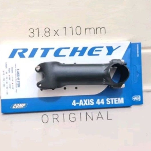 Stem Ritchey 4 -AXIS 44 stem 31.8 x 110 mm. Alloy 11cm 110mm Comp stem sepeda bicycle parts komponen sepeda