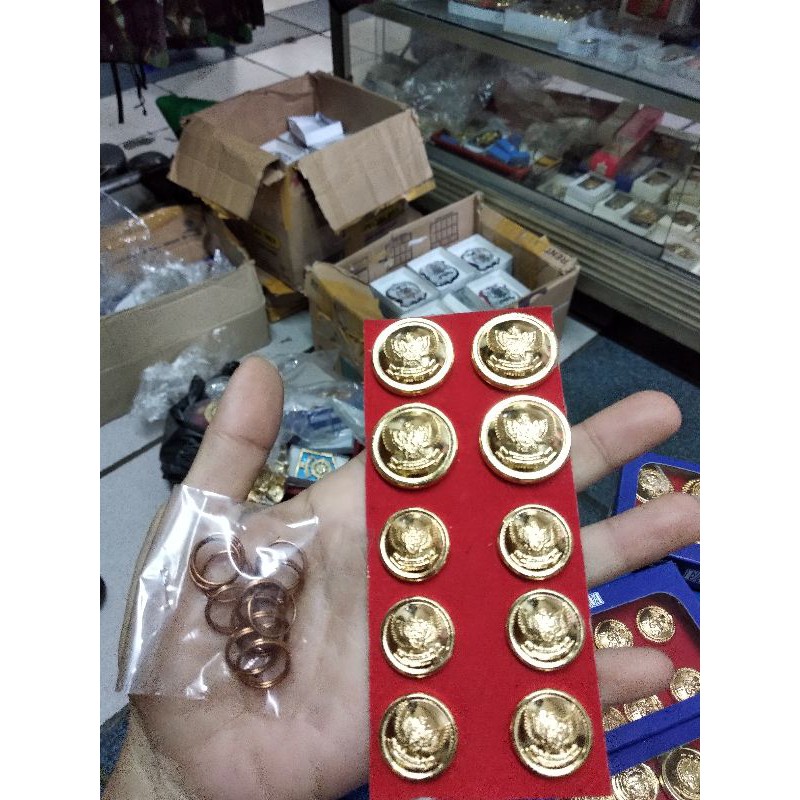 Kancing baju PDU garuda