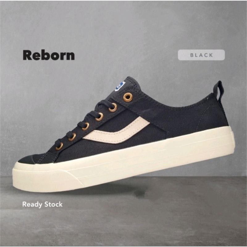 Ventela Reborn Reflective Black - Sepatu Sneakers