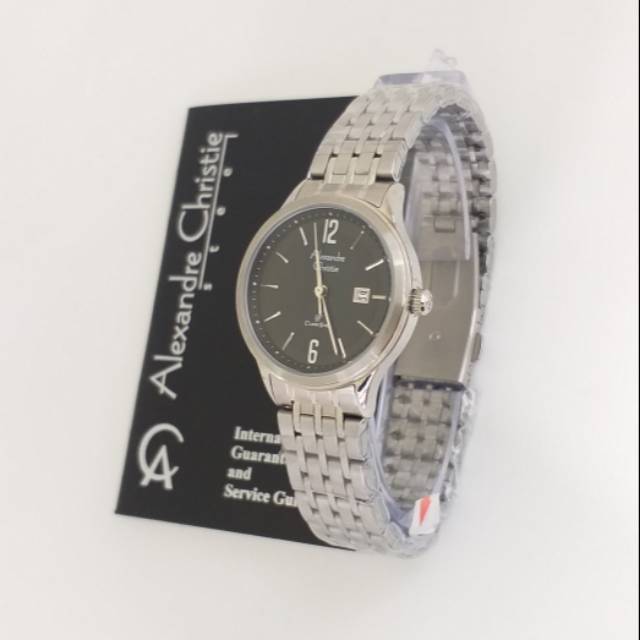 Jam Alexandre Christie AC 8425 LD svbl jam tangan wanita classic