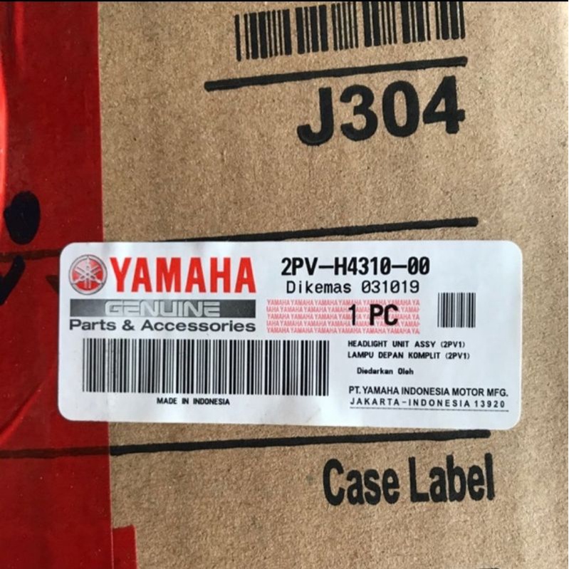 REFLEKTOR LAMPU DEPAN MX KING 2015 ASLI ORI YAMAHA 2PV H4310 00