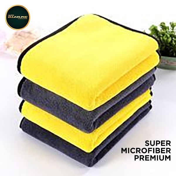 SUPER PREMIUM MICROFIBER Lembut Tebal Anti Lecet Serbaguna Cocok Untuk Detailing