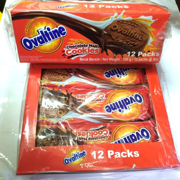 

Wafer-Biskuit- Ovaltine Cokies/Biskuit Ovaltine 1Pack Isi 12Pcs -Biskuit-Wafer.