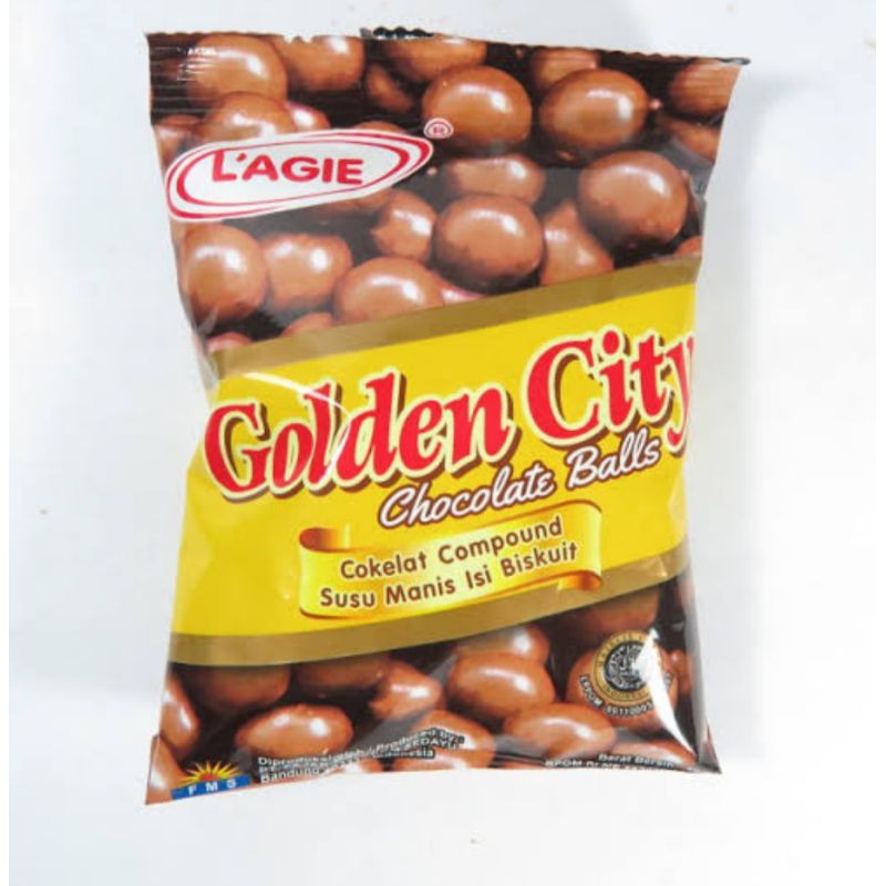 

Coklat Ball Golden City 50 gram