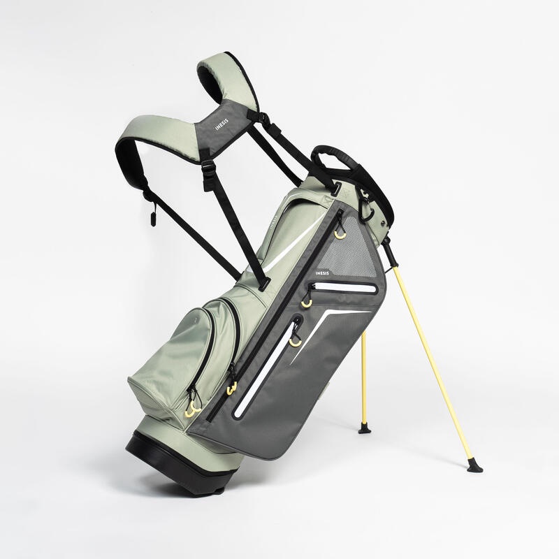Berdiri Golf Liter Tas Golf Berdiri 30 Liter Khaki Tahan Abrasi Banyak Kompartemen Tas Berdiri Golf 