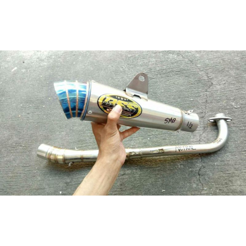 knalpot bss keong ujung bluemoon sarteng buat motor Supra x Vega zupiter kharisma grand c70 Shogun d