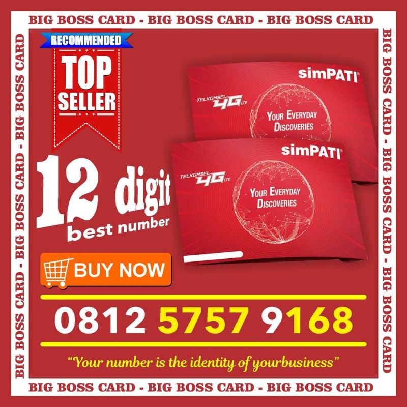 SIMPATI MAJU MAJU ILUFA | NOMOR CANTIK SIMPATI 5757 9168