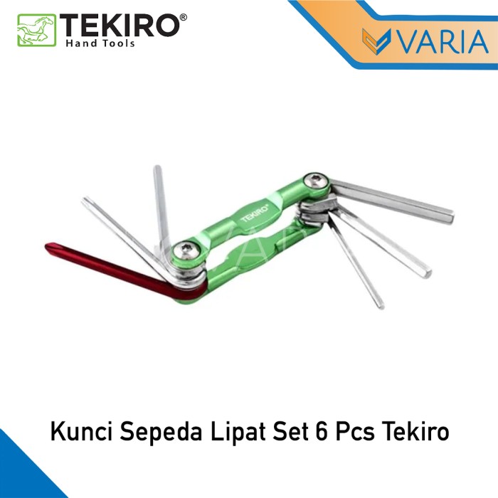 Kunci Sepeda Lipat Bike Toolkit Set 6 Pcs Tekiro WR-BK0317