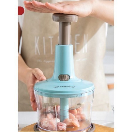 Slap Chop Blender Manual Jumbo Tekan Pencacah Daging Chopper Serbaguna