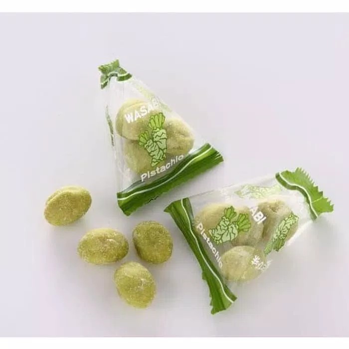 

Wasabi Pistachio Snack Kacang Jepang Pedas Sehat Gurih Snack Import
