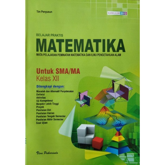 Jual Lks Matematika Peminatan Sma Ma Kelas 12 Semester 1 2 I Viva Pakarindo Indonesia Shopee Indonesia