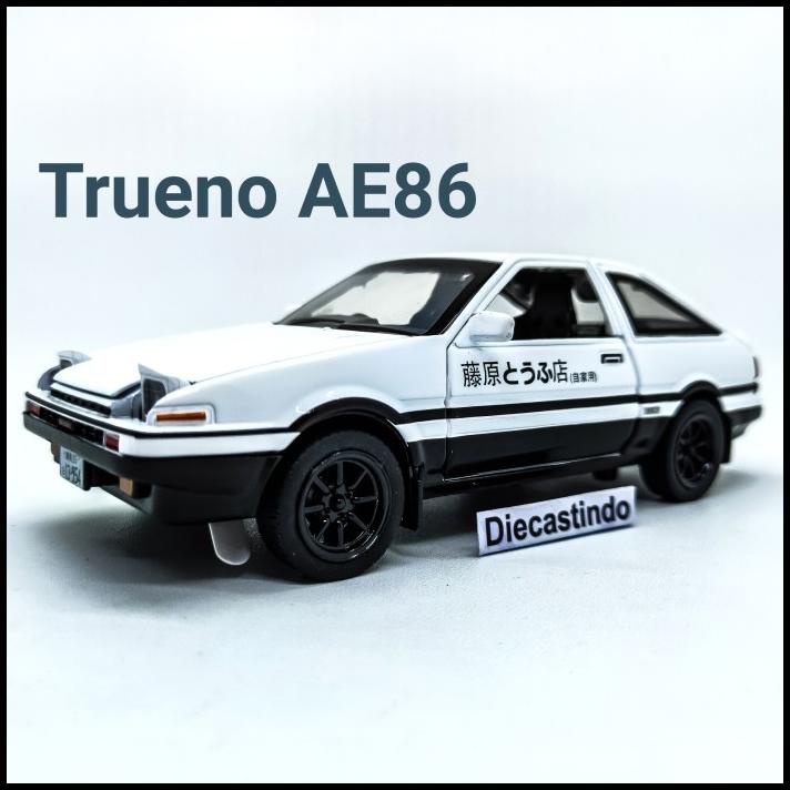 Miniauto Toyota Truneo Ae86, Skala 1:28 - Putih