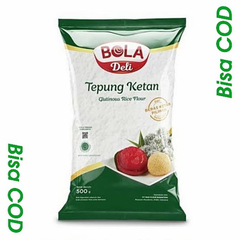 

TEPUNG KETAN BOLA / Tepung Ketan Bola Deli / Bola Deli Tepung Ketan 500 gr/Tepung Ketan Bola Premium