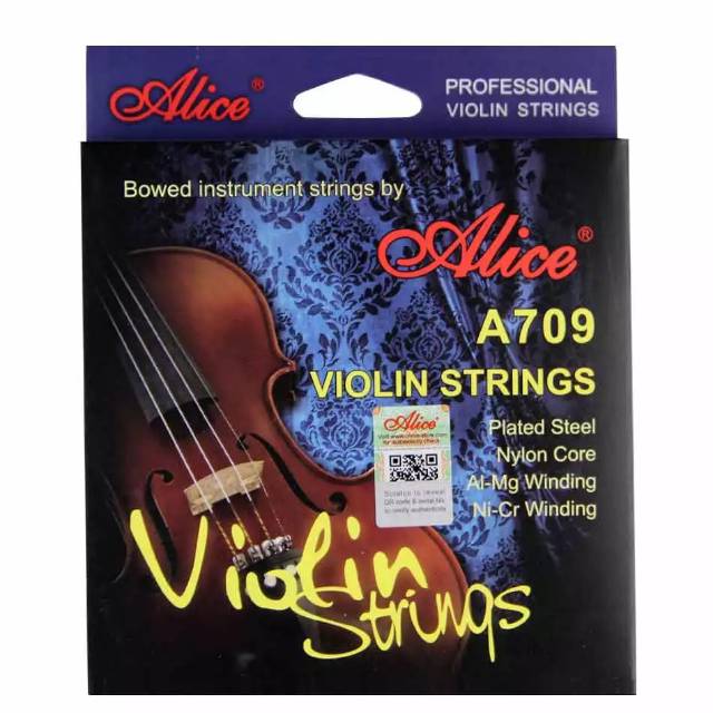 Senar Biola Violin Strings Alice A709 Set