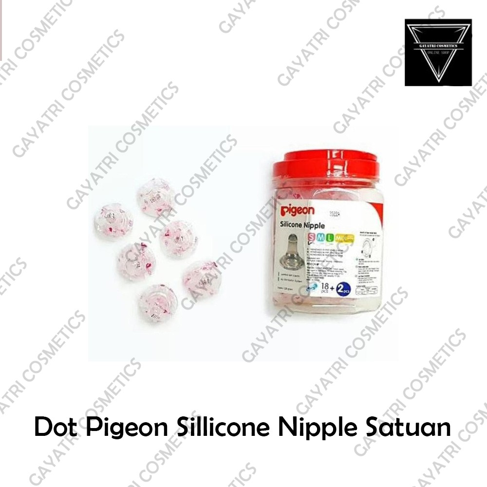 Dot Pigeon Sillicone Nipple Satuan