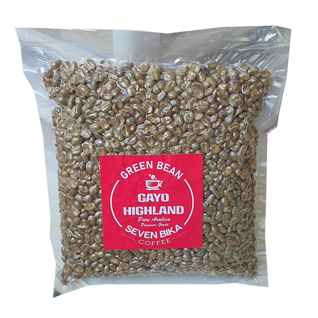 

Seven Bika Gayo Highland Pure Arabica Green Beans {Biji Kopi Mentah] Grade1 1Kg