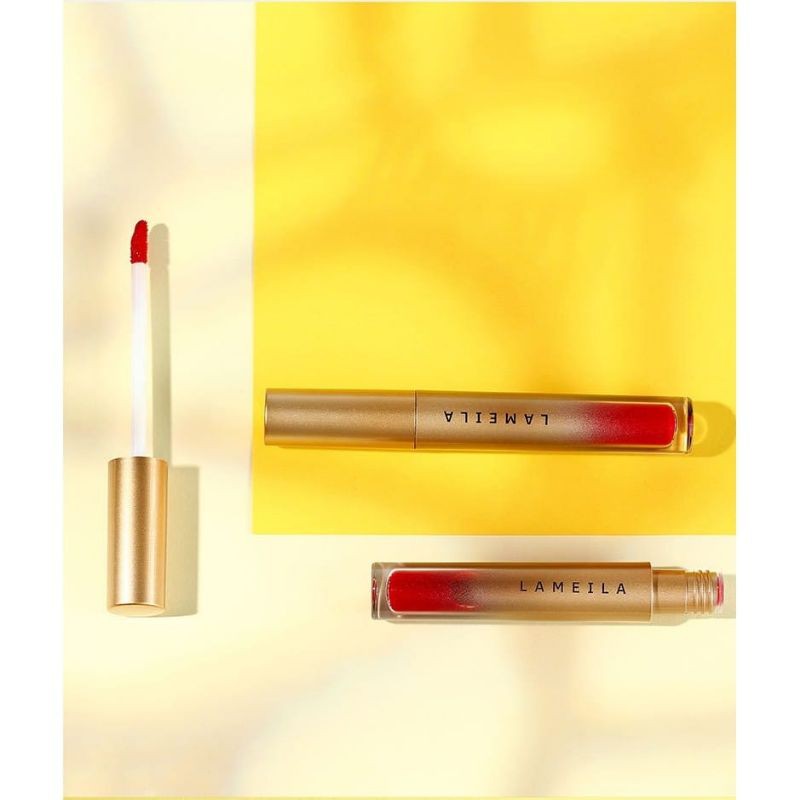 Medan Termurah Lipstick Velvet lip Glaze lipstik Lameila