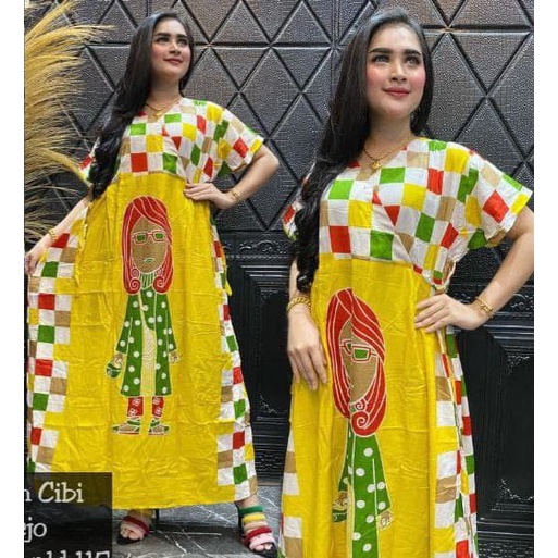 Dress gaun cibi tejo kotak busui