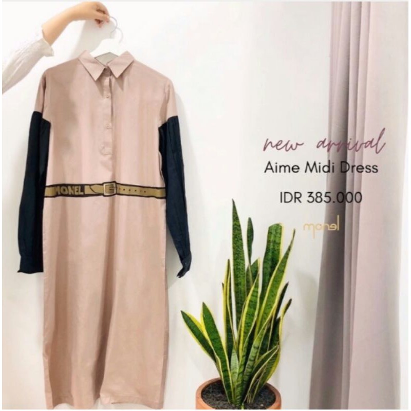 aime midi dress by monel