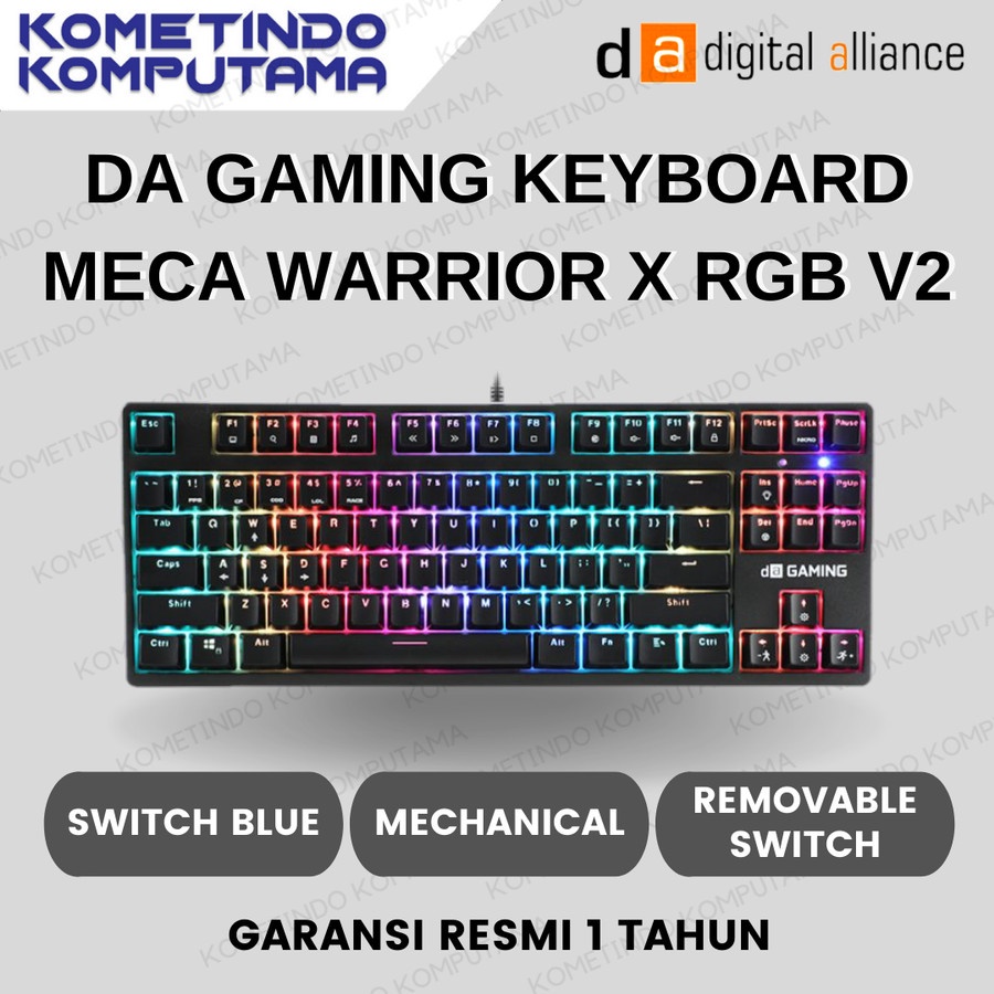 Meca Warrior X RGB - Switch Blue Digital Alliance Keyboard Gaming