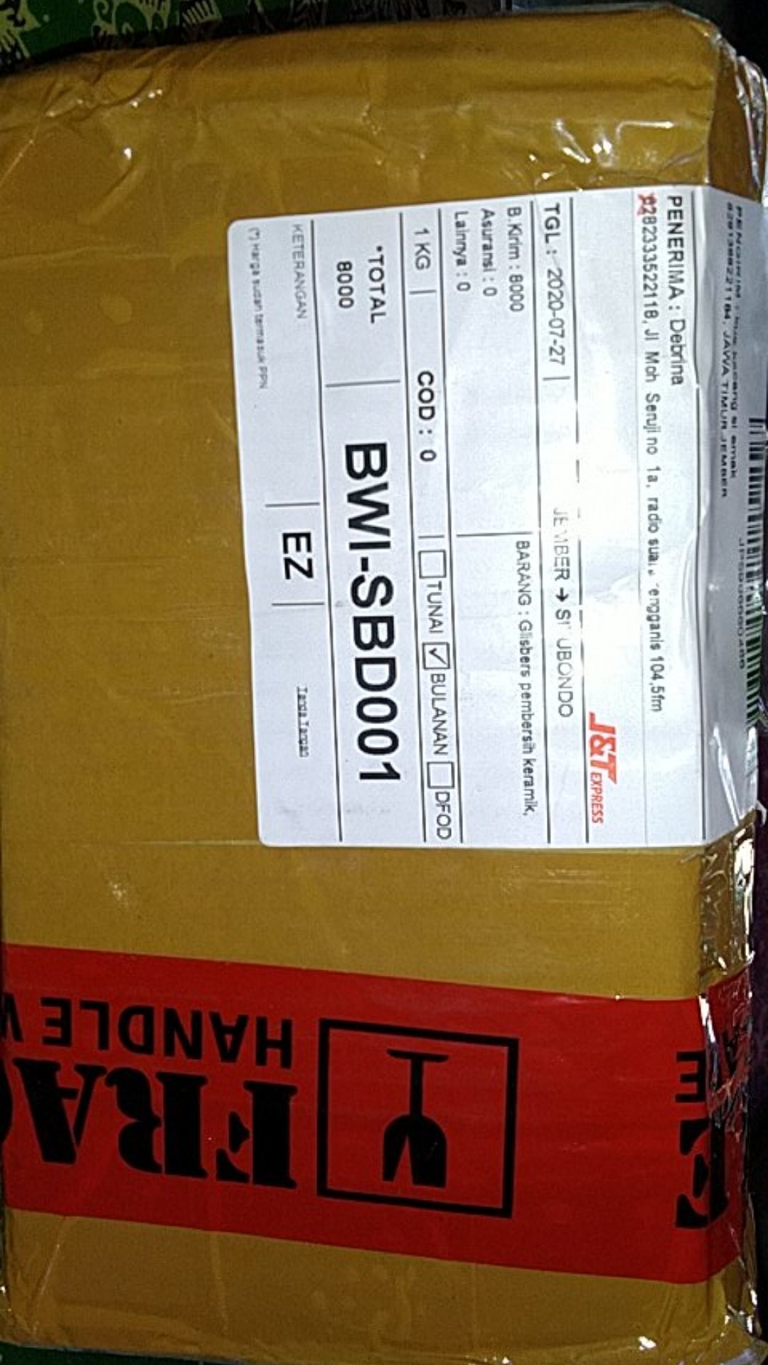 Glisbers Pembersih Keramik